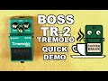 BOSS TR-2 Tremolo Guitar Pedal (Coffee Break Demo)