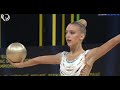 Kristina Charvatova (CZE) Junior Ball QF European RGCH Kyiv2020