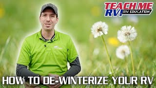 How To Dewinterize Your RV  | Teach Me RV!