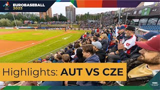 8 EuroBaseball 2023: Highlights Austria VS Czechia