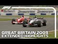 Extended Race Highlights | 2003 British Grand Prix
