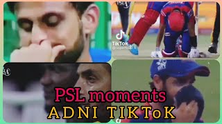 PSL Sad moments/ CIRKET MATCH OF PAKISTN .  ADNI TIKTOK VIDEOS PAGE.
