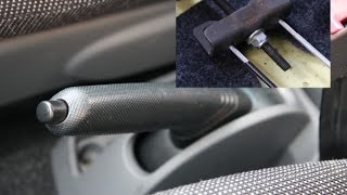 How to adjust handbrake - Aygo, Citroen C1, Peugeot 107 - ręczny, regulacja ręcznego