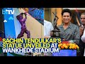 Amidst Huge Fanfare, Sachin Tendulkar Statue Unveiled At Wankhede Stadium In Grand Ceremony