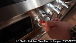 LG Studio LSSE3027ST Stainless Steel Slide in Electric Range Fly Over with Bill \u0026 Rod's Appliance