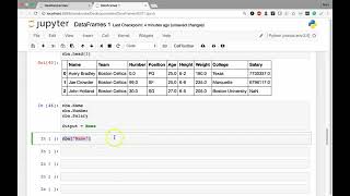 Select One Column from a DataFrame