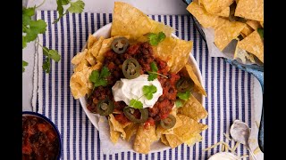 Simple Black Bean Nachos Vegetarian Recipe