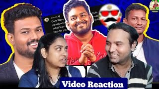 Tech Boss Vs Tech Superstar Roast Video Reaction🤪😅😂🤣| Mr.KK கதை கந்தசாமி | Tamil Couple Reaction