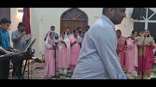 നന്ദിയാൽ എന്നുള്ളം തിങ്ങുകയാൽ | Nandiyal Enn Ullam Thingukayal | Senior Choir MGOME Muscat