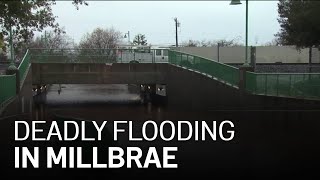 2 People Die in Submerged Car on Flooded Underpass in Millbrae