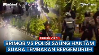 Letupan Suara Senjata Warnai Bentrokan Brimob vs Polisi di Jalanan Hingga Saling Kejar di Kota Tual