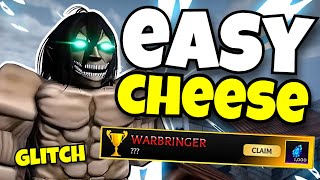 AOT Revolution MOST Easiest WARBRINGER CHEESE.. (Update 2.5)