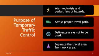 Work Zone Traffic Control \u0026 Safety Webinar Series Part 1