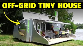 Folding Caravan Expands Into Off-Grid Tiny House