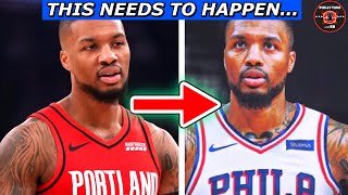 Damian Lillard May Want Out Of Portland... The Philadelphia Sixers Need To Go ALL IN For Him!!!