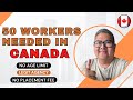 50 WORKERS NEEDED IN CANADA I NO AGE LIMIT I NO PLACEMENT FEE I BUHAY CANADA