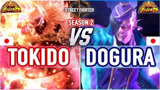 SF6 🔥 Tokido (Akuma) vs Dogura (Ed) 🔥 SF6 High Level Gameplay