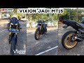 Vixion modif jadi mt15 keren parah gak ada obat