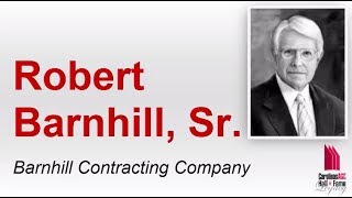 Robert E Barnhill, Sr CAGC Hall of Fame Induction Video