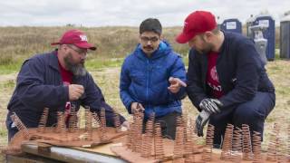 WPI Fire Protection Engineers Testing New Oil Spill Cleanup Technology