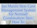 How to: Jan Marini Skin Care Management System for Normal/Combination Skin #skincare #grwm #tutorial