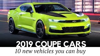 10 NEW Coupe Cars that Show Off 2-door Beauty and Power in 2019