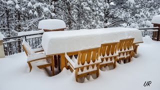 24hr Snow time Lapse: Gopro Swallowed by Snow Colorado