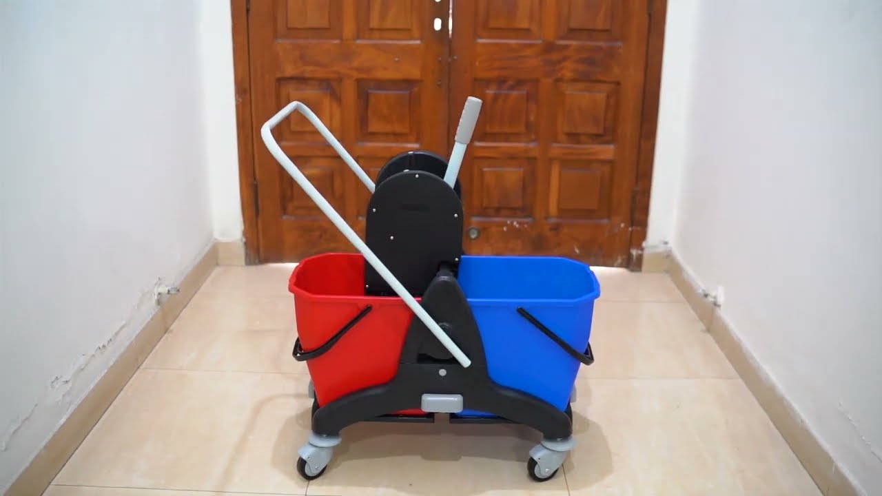 Mop Bucket | Double Mop Bucket | Recycle Mop Bucket - YouTube