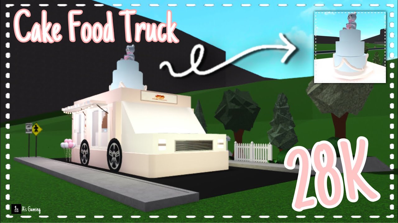 I Built A Cotton Candy Truck In Bloxburg Mini Builds Welcome To ...