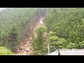 岐阜県下呂市萩原町上呂ＪＲ高山線の土砂崩れ災害状況