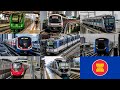 🚇 ASEAN Metros - All the MRT & LRT in South-East Asia - All the Lines (2022) (4K)