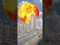 When the fireball falls, it’s a bright red sky🔥3D Special Effects | 3D Animation #shorts #vfxhd