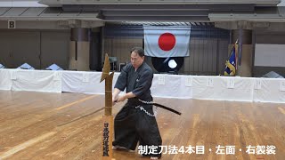 制定刀法4本目・左面・右袈裟