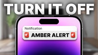 How to Turn Off AMBER Alerts on iPhone!