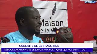 Le RAVEC et l'avant projet de la Constitution sont des outils de distraction ( Abdoul Sackho)