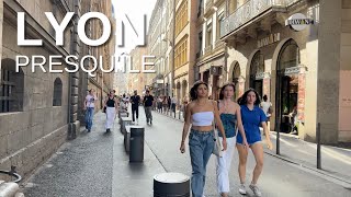 LYON Walking Tour [4K] PRESQU'ÎLE