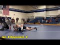 big high school wrestling dual hoggard