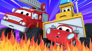 モンスタータウン マックスに水を届けなきゃ！  🚚 カーシティー - 子供向けトラックアニメ Super Truck Animation for Kids