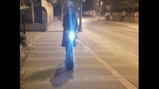 Airbike Ali5 v2 Electric Scooter - Night tour with Ali5 and having fun!