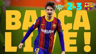 ⚽ BARÇA LIVE | REAL BETIS 2-3 BARÇA | Warm up & Match Center