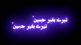 Tere Baghair Hussain | Mir Hasan Mir New Manqabat 2023 | 3 Shaban Manqabat 2023 Black Screen Status