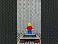 Lego Man Tried To Jump On A Trampoline - Lego Animation #shorts