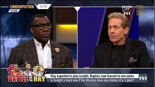 UNDISPUTED | Skip & Shannon PREDICT Game 4: Raptors at Warriors with Klay return and Durant outside