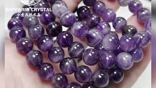 Natural Crystal Brazil Dream Amethyst Bracelet | 天然巴西梦幻紫水晶手串 ( Saffario Crystal )