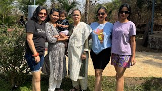 Aj amhi gelo family trip karjat love resort♥️🥰 kup kup enjoy kela amhi ♥️ @loveresortkarjat #family