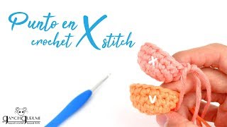 How to crochet X stitch - Crochet stitches