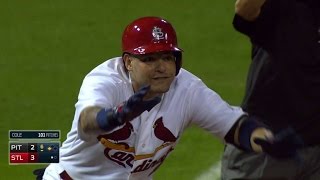 PIT@STL: Molina gives Cardinals the lead with triple