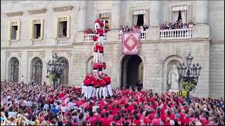 2de8f dels Castellers de Barcelona per la Mercè de colles convidades