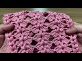 crochet how to crochet scarf very easy for beginners ถักผ้าพันคอ ไหมพรม โครเชต์ แบบง่าย ๆ