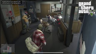 Grand Theft Auto V opening scene